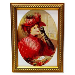 Museum Framed Coca-Cola Advertising  9.75x12.5