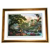 Image 1 : Kinkade Framed Lithograph-Signature ''Jungle Book''