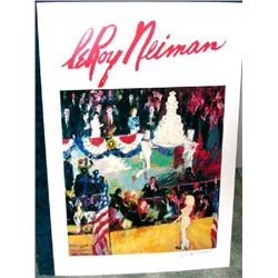 Hand Signed LeRoy Neiman: President's Birthday