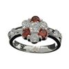 Image 1 : APP: 0.8k Designer Sebastian 1.00CT Round Cut Swiss Cubic Zirconia And Platinum Over Sterling Silver