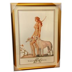 Alberto Vargas - Museum Framed & Matted Lithograph - '' Diana ''