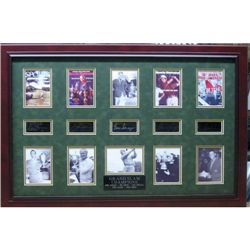 Golf Grand Slam Champions - Plate Signatures