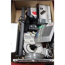 LARGE BOX OF COMPUTER ACCESSORIES
