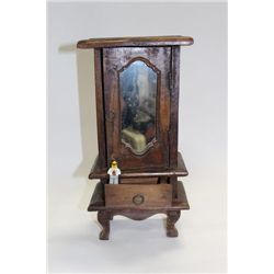 HAND MADE WOOD MINI ARMOUR JEWELRY BOX