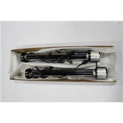 BOX W/ SET OF 2 MOUNTABLE BLACK LIGHT FIXTURES