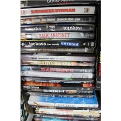 BOX W/ 25 DVD MOVIES ON CHOICE