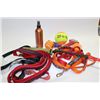 Image 1 : BOX W/ DOG LEASHES, TOYS & ACCESSORIES