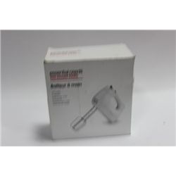 ESSENTIAL NEEDS HAND MIXER W/5 SPEED TURO FUNCTION