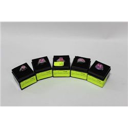 NEW LADIES LAB PINK TOPAZ RINGS X 5