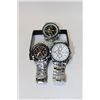 Image 1 : BOX OF 3 NEW MENS STAINLESS STEEL WATCHES