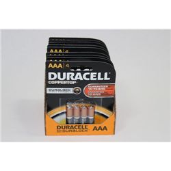BOX OF 36 NEW DURACELL AAA BATTERIES