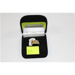 LADIES LAB CHAMPAGNE TOPAZ RING ON CHOICE : SZ 8