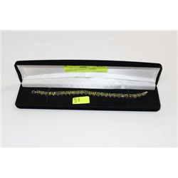 LADIES LAB PERIDOT TENNIS BRACELET