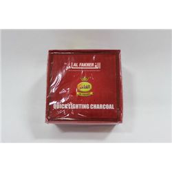 AL-FAKHER LIGHTING CHARCOAL 100 BRIQUETTES PER BOX