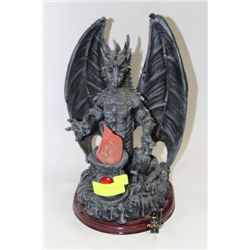 DRAGON STATUE W/ LIGHT (NEEDS BATTERY)