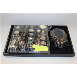 TRAY OF FASHION JEWELRIES ON CHOICE