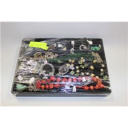 TRAY OF FASHION JEWELRIES ON CHOICE