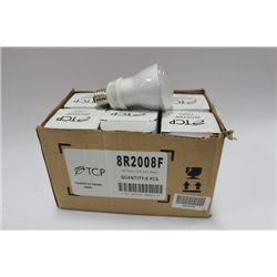 CASE OF TCP 8 WATT H.E LIGHT BULBS