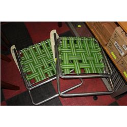 LAWN CHAIRS X2