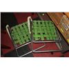 Image 1 : LAWN CHAIRS X2