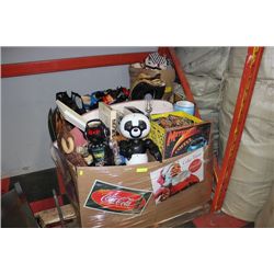 PALLET OF KIDS TOYS & HOUSEHOLD ITEMS,