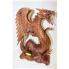 Image 1 : SOLID TEAK HAND CARVED ASIAN DRAGON