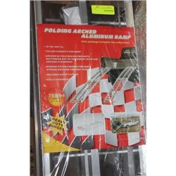 FOLDING ALUMINUM RAMP, NEW