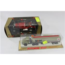 MERCEDES BENZ DIE CAST CAR SOLD W/DIE CAST TRUCK