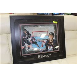 HEMSKY OILERS FRAMED PRINT