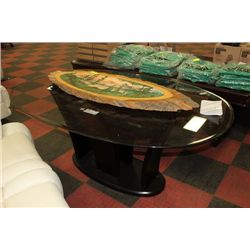 SHOWHOME GLASS TOP TABLE