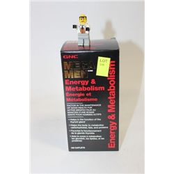 180 CAPLETS OF GNC MEGAMAN ENERGY AND METABOLISIM