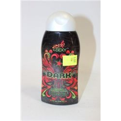 BOTTLE OF ZERO TO SEXY DARK BRONZE TANNING LOTION