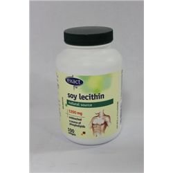 BOTTLE OF 100 SOY LECITHIN SOFT GELS