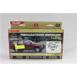 "CLUB" CAR IMMOBILIZER SECURITY SYSTEM