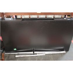 SHOW HOME CHROME LEG DESK NO HARDWARE