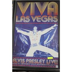 FRAMED VIVA LAS VEGAS ELVIS PRESLEY PICTURE