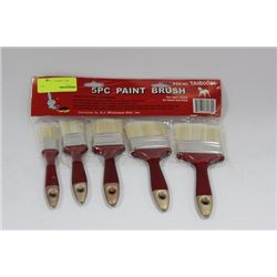 NEW 5 PCE PAINT BRUSH SET