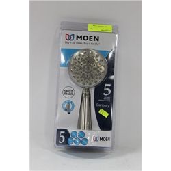 NEW MOEN 5 SETTING SHOWER HEAD