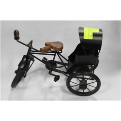 METAL RICKSHAW BIKE ORNAMENT