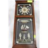 Image 1 : SAILER'S 3-D WALL PLAQUE W/ CLOCK, SHIP,