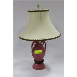 CERAMIC LAMP ON CHOICE PINK