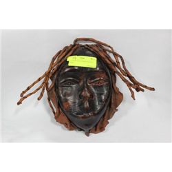 LEATHER COLLECTIBLE HAITIAN MASK