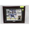 Image 1 : SIDNEY CROSBY GAME USED JERSEY CARD FRAMED"MINT"