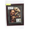 Image 1 : JACQUES PLANTE CANADA POST STAMP FRAMED