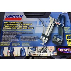 LINCOLN PROFF 18V CORDLESS GREASE GUN