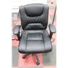 Image 1 : BLACK LEATHERETTE HYDRAULIC LIFT CHAIR