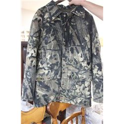 MEN'S GOLDEN RETRIEVER CAMOUFLAGE COAT SIZE L