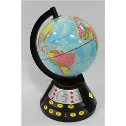 BATTERY OPERATED TALKING GLOBE