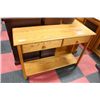 Image 1 : OAK 2 DRAWER SOFA TABLE
