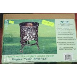 HUMMINGBIRD CANDLE HOLDER